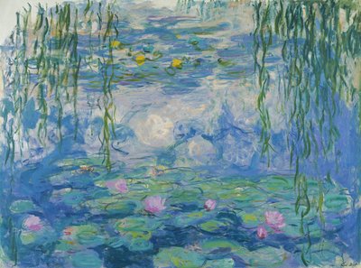 Waterlelies, 1916-19 door Claude Monet